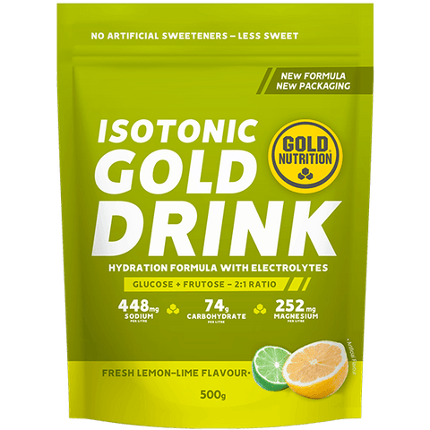 GoldNutrition Isotonic Gold Drink (Lemon) 500g-AFT Gear Garage