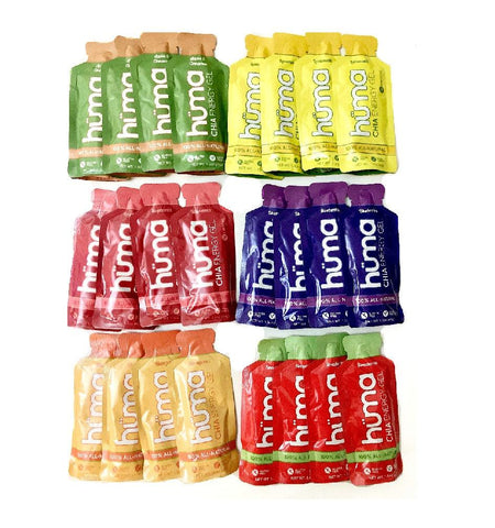 Hüma Energy Gels Value Pack All Fruits (24 CTS)-Sports & Energy Drinks-AFT Gear Garage