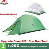 Naturehike Ultralight Tent Cloud Up One (1 Person)-Tent-AFT Gear Garage