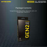 Nitecore Power Bank NB10000 Carbon Fiber Energy Brick GEN2-Outdoor Power-AFT Gear Garage