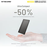 Nitecore Power Bank NB10000 Carbon Fiber Energy Brick GEN2-Outdoor Power-AFT Gear Garage