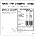 EXPEDITION FOODS Porridge with Blueberries (800 kcal) [Vegetarian]-AFT Gear Garage