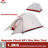 Naturehike Ultralight Tent Cloud Up One (1 Person)-Tent-AFT Gear Garage
