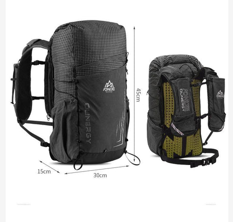 AONIJIE 30 liter grote capaciteit klimrugzak buiten camping dagrugzak reistas voor wandelen trekking bergbeklimmen, zwart, XL AONIJIE 30 liter grote capaciteit klimrugzak buiten camping dagrugzak reistas voor wandelen trekking bergbeklimmen, zwart, XL