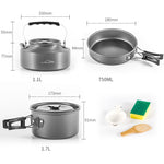 CAMPOUT 3-IN-1 Cooking Set-Camping Cookware Set-AFT Gear Garage
