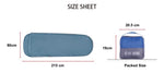 Black Ice Fleece Liner for Sleeping Bag-Sleeping Bag-AFT Gear Garage