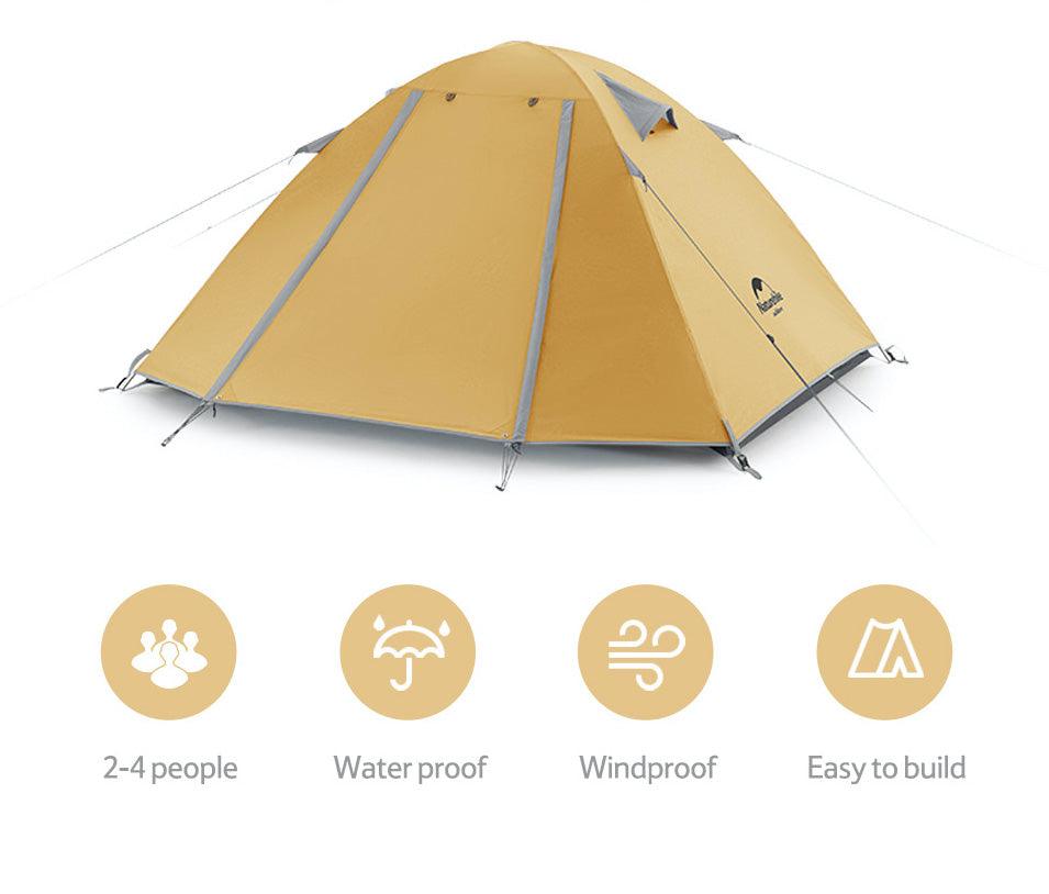 Naturehike P Series 2-4 Person Tent – AFT Gear Garage